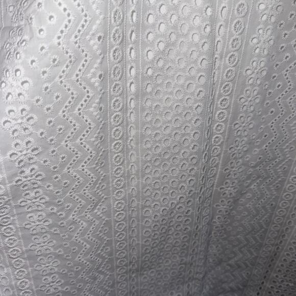 NEW Lulu's Adored Aura White Eyelet Cutout Midi Dress Size Small NWT - Picture 4 of 6